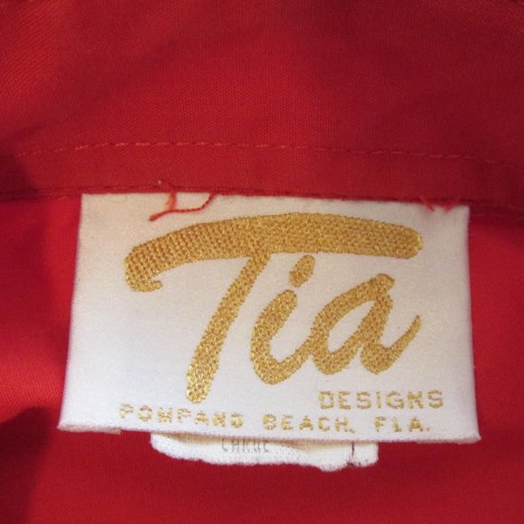 Red Christmas Cat's Blouse - Picture 5 of 6